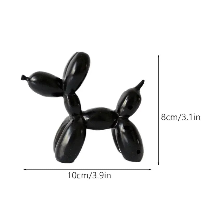 Nordic Balloon Dog Figurines for Interior Resin Doggy Home Entrance Living Room Desktop Decoration Accessories Gifts
