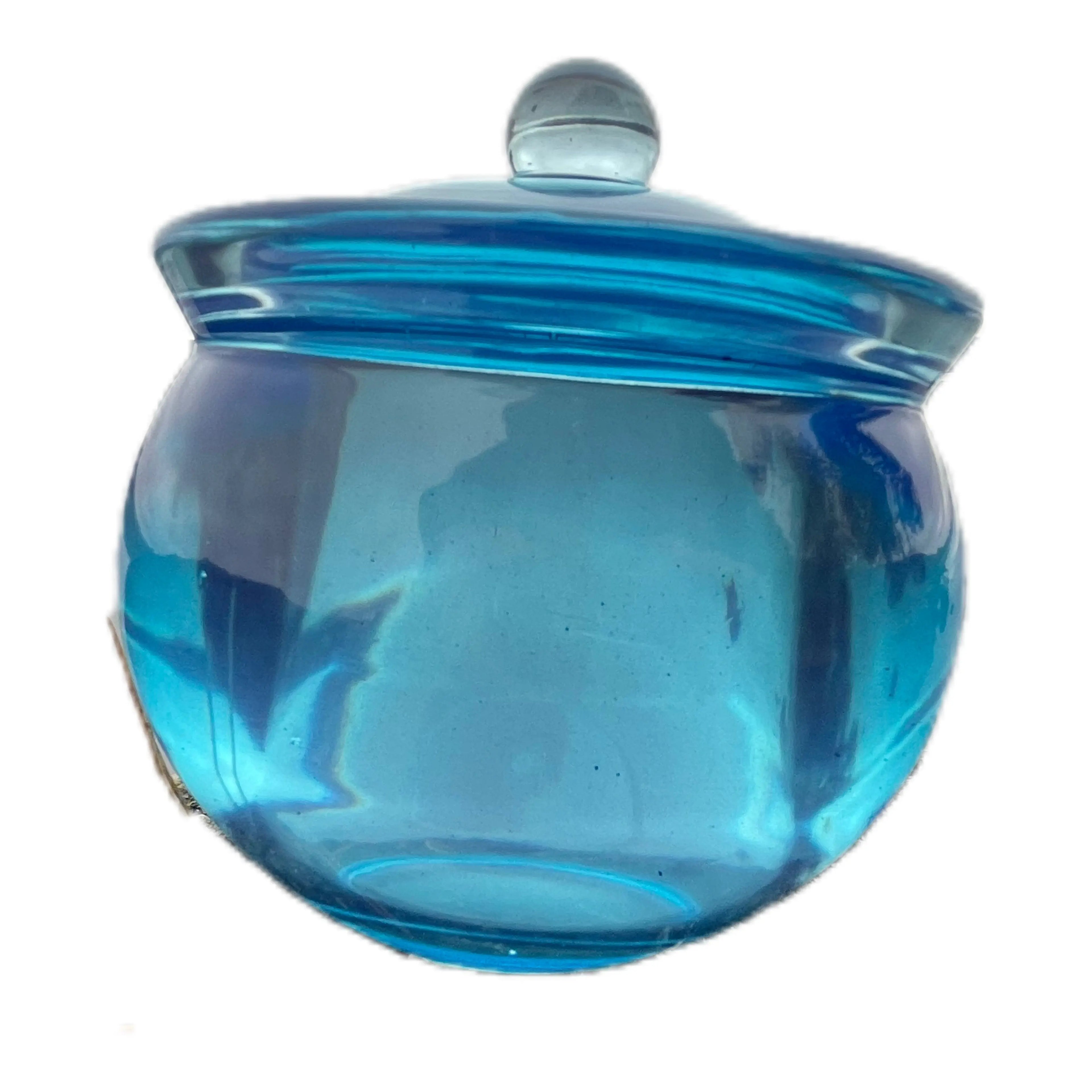 Utsøkt håndlaget dekorativ epoxy krukke med lokk Epoxy-Crafts