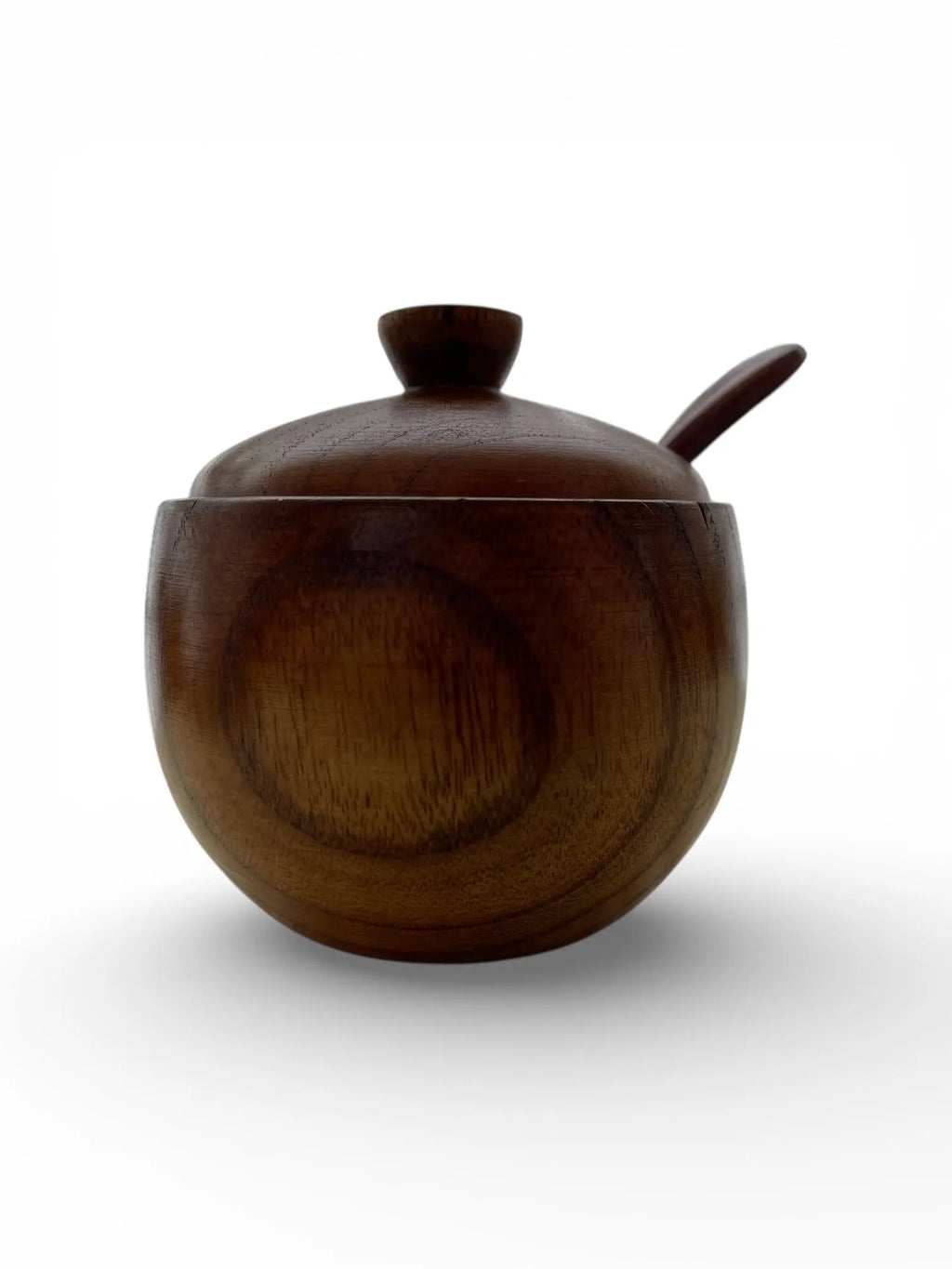 🌿 Salt- og Krydder krukke i Tre – Med Lokk og Skje! 🌿 Epoxy-Crafts