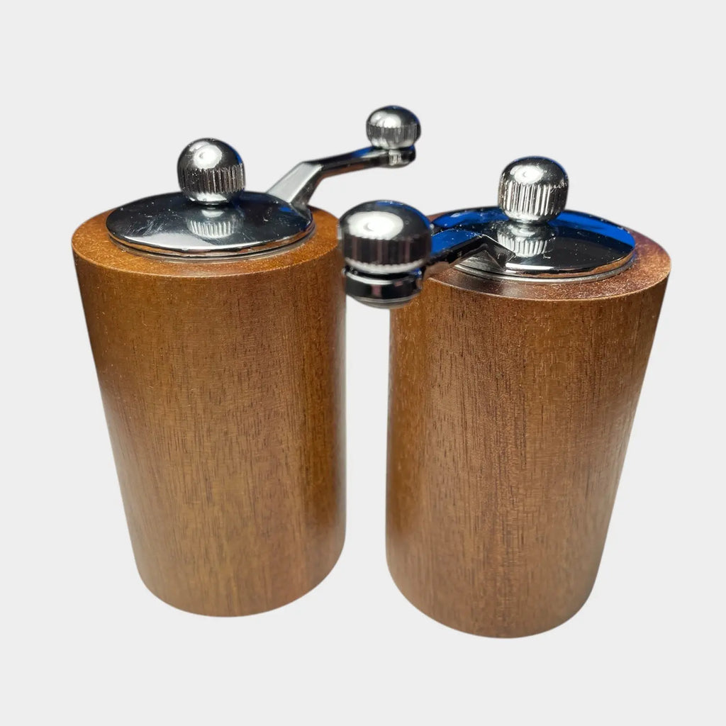 Rund pepperkvern i tre – Elegant krydderkvern med naturlig finish (Kopi) Epoxy-Crafts