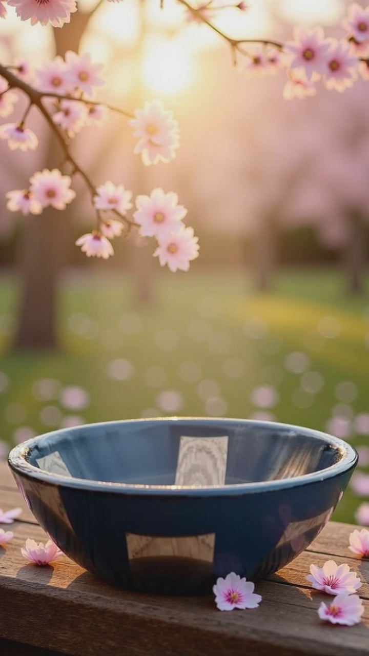 Håndlaget bolle i sort epoxy og eik – Moderne eleganse med naturlig sjel